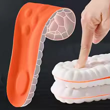 Semelles de sport en latex souples et très élastiques, orthopédiques, respirantes, déodorantes, amortissantes, avec soutien de la voûte plantaire.